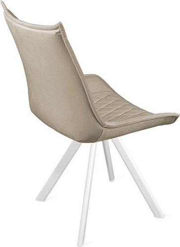 Стул Трия Фэнди К2 (белый матовый/велюр Confetti Smoke)