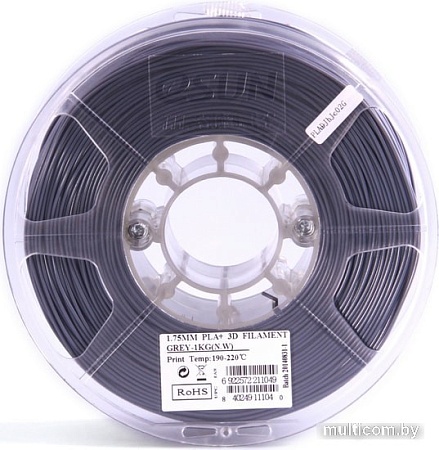 Esun PLA+ 1.75 мм 1000 г (серый)