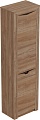 Шкаф-пенал Мебельград Соренто 60x38.5x210 (дуб стирлинг/кофе структурный матовый)