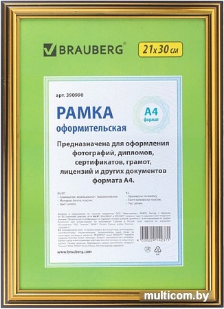 Фоторамка BRAUBERG Hit3 390990