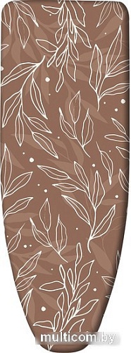Чехол для гладильной доски Nika ЧПД3/3 (с листьями на коричневом)