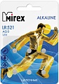 Mirex AG0 / LR521 1.5V 6 шт блистер 23702-LR521-E6