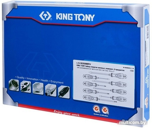 Набор отверток King Tony 9-30208MRV (8 предметов)