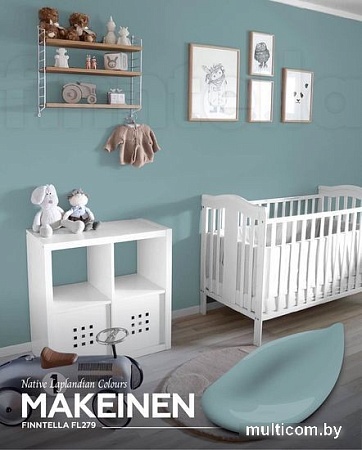 Краска Finntella Foxy Lapselli Matte Makeinen F-50-1-9-FL279 9 л (голубой)