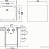 Кухонная мойка Ukinox CLM500.400-T5C 1C