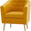 Интерьерное кресло Mio Tesoro Джон 117 (желтый 1103)