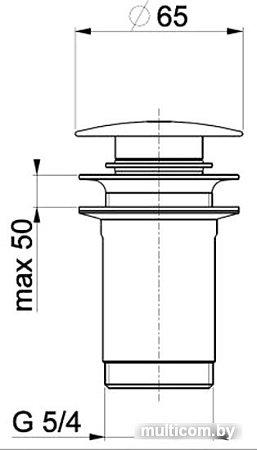 Донный клапан Armatura 660-254-00