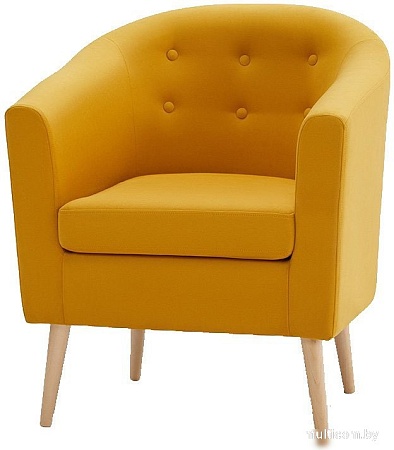 Интерьерное кресло Mio Tesoro Джон 117 (желтый 1103)