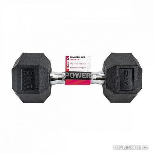 Гантель Torres PL51908 8 кг