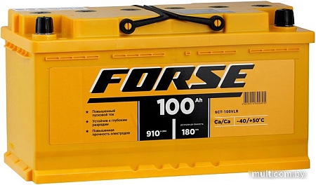 Автомобильный аккумулятор FORSE 6СТ-100VLR (100 А·ч)