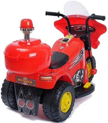 Электротрицикл Sima-Land Мотоцикл шерифа (красный)