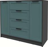 Тумба Интерлиния Концепт Тренд КТ-Т120 (антрацит/верде)