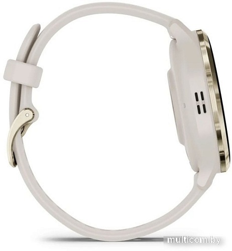 Умные часы Garmin Venu 3S (слоновая кость, с силиконовым ремешком)