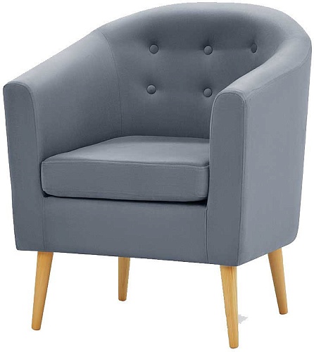 Интерьерное кресло Mio Tesoro Джон 117 (841 светло-серый)