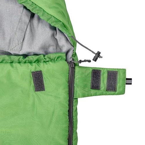 Спальный мешок Helios Toro Wide 400L (левая молния, салатовый)