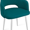 Стул Трия Калипсо К1К (белый матовый/велюр Confetti Izumrud)
