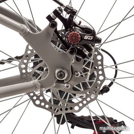 Велосипед Novatrack Action D 2023 24SHD.ACTION.14GR23 (серый)