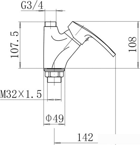 Смеситель Fashun A4466