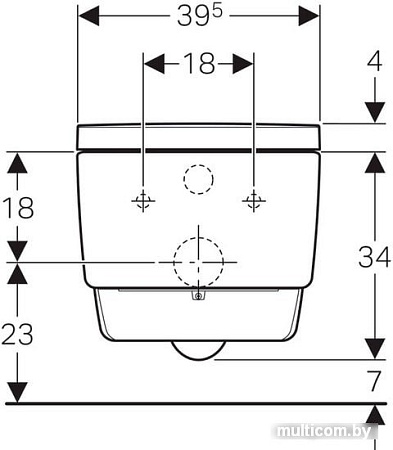 Унитаз Geberit AquaClean Mera Comfort 146.214.11.1