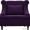 Интерьерное кресло Brioli Людвиг (велюр, B40 фиолетовый/темные ножки)