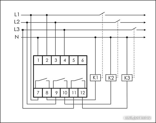 Реле напряжения Евроавтоматика F&F CP-734 EA04.009.007