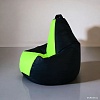 Кресло-мешок Mio Tesoro Груша Kombo XXL GF-130x85-CHN (черный/неон)