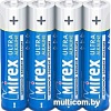 Батарейки Mirex Ultra Alkaline AAA 4 шт LR03-S4