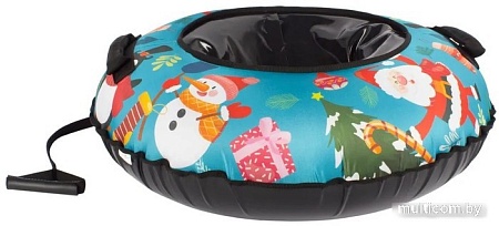 Тюбинг Snowstorm BZ-90 Cristmass W112873 (90см, бирюзовый/черный)