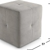 Пуфик Mio Tesoro 134 (темно-бежевый Valencia 6)
