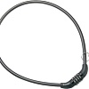 Тросовый велосипедный замок Tonyon 8x650 445C-0865F (черный)