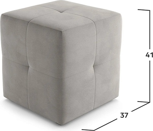 Пуфик Mio Tesoro 134 (темно-бежевый Valencia 6)