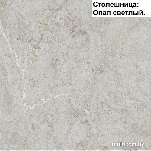 Кухня Интерлиния Мила Матте 1.9 А (белый/мята/опал светлый)