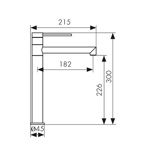 Смеситель Kaiser Vita 43111-2 (черный матовый)