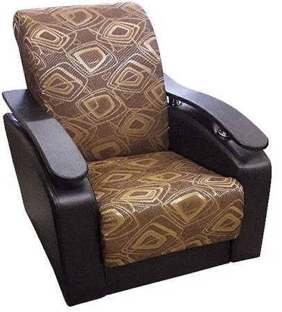 Интерьерное кресло Асмана Антуан (шинил квадро 2 коричневый кожзам)