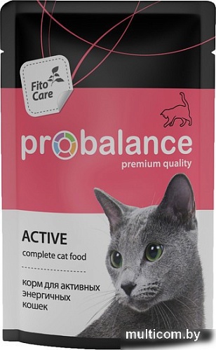 Корм для кошек Probalance Active 85 г