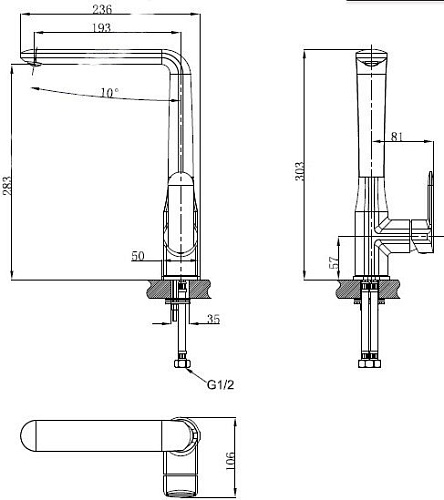 Смеситель Kaiser Estilo 62044