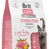 Сухой корм для кошек Brit care Cat Sterilised Metabolic с индейкой 1.5 кг