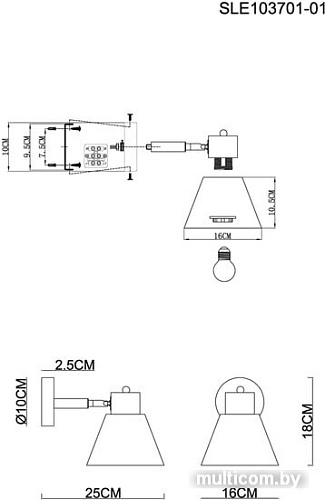 Бра Evoluce Buve SLE103701-01