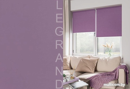 Рулонные шторы Legrand Блэкаут 114x175 (пурпур)