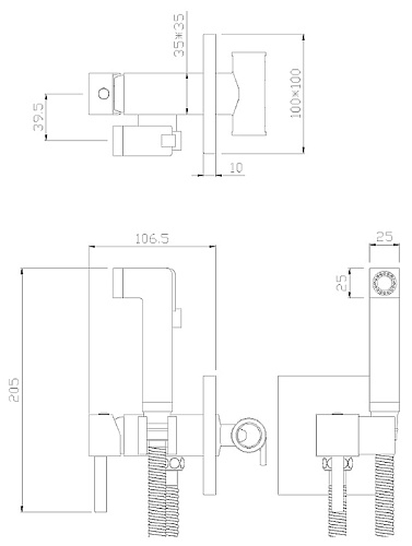 Однорычажный смеситель Rossinka Silvermix Rossinka Silvermix X25-53