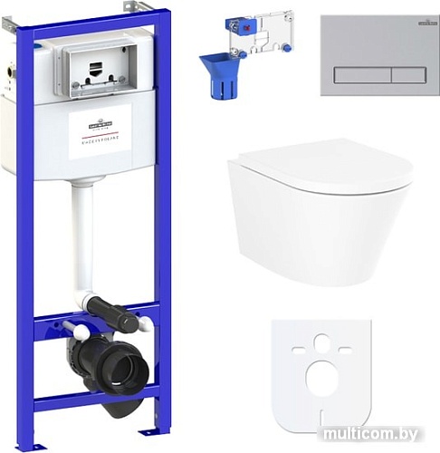 Унитаз Lavinia Boho Biore Compacto Rimless 7 в 1 87040087 (матовый пластик)