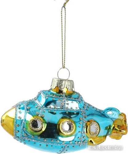 Елочная игрушка Gisela Graham All Glass. Субмарина 2046