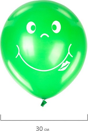 Набор воздушных шаров Золотая сказка Смайл 105007 (50 шт, 10 цв)