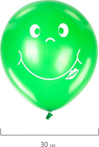Набор воздушных шаров Золотая сказка Смайл 105007 (50 шт, 10 цв)
