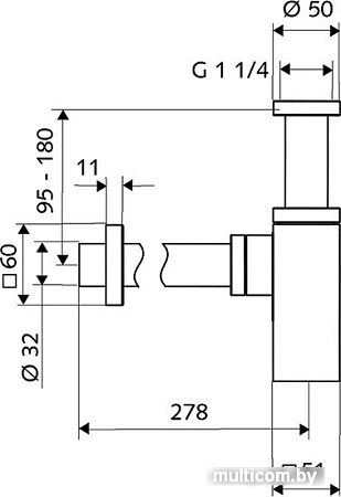 Сифон Schell Quad 015050699
