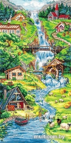 Набор для вышивания Сделай своими руками Предгорья Альп П-58С