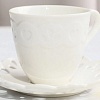 Чашка с блюдцем AksHome Delicate Love (220 мл, белый)