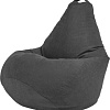Кресло-мешок Sled Велюр 110x110x160 (антроцит)