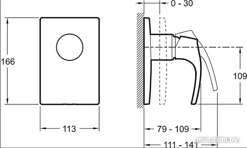 Смеситель Jacob Delafon Symbol E98712-CP