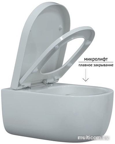 Унитаз Bocchi V-Tondo Rimless 1416-001-0129+A0301-001 (белый)